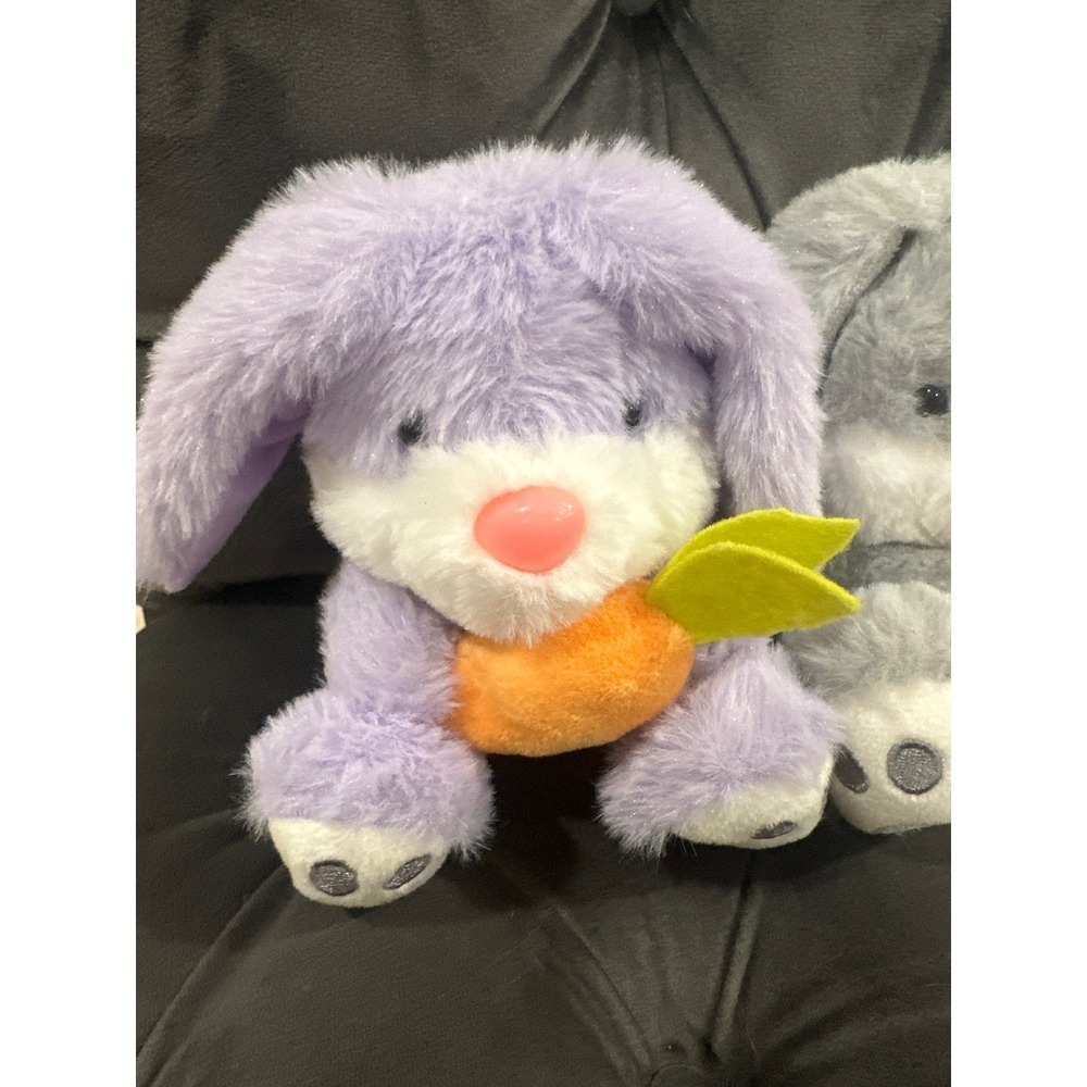 Stuffed animal bunnies set of 2 super soft baby plush kids decor room easter
4" - Picture 2 of 4